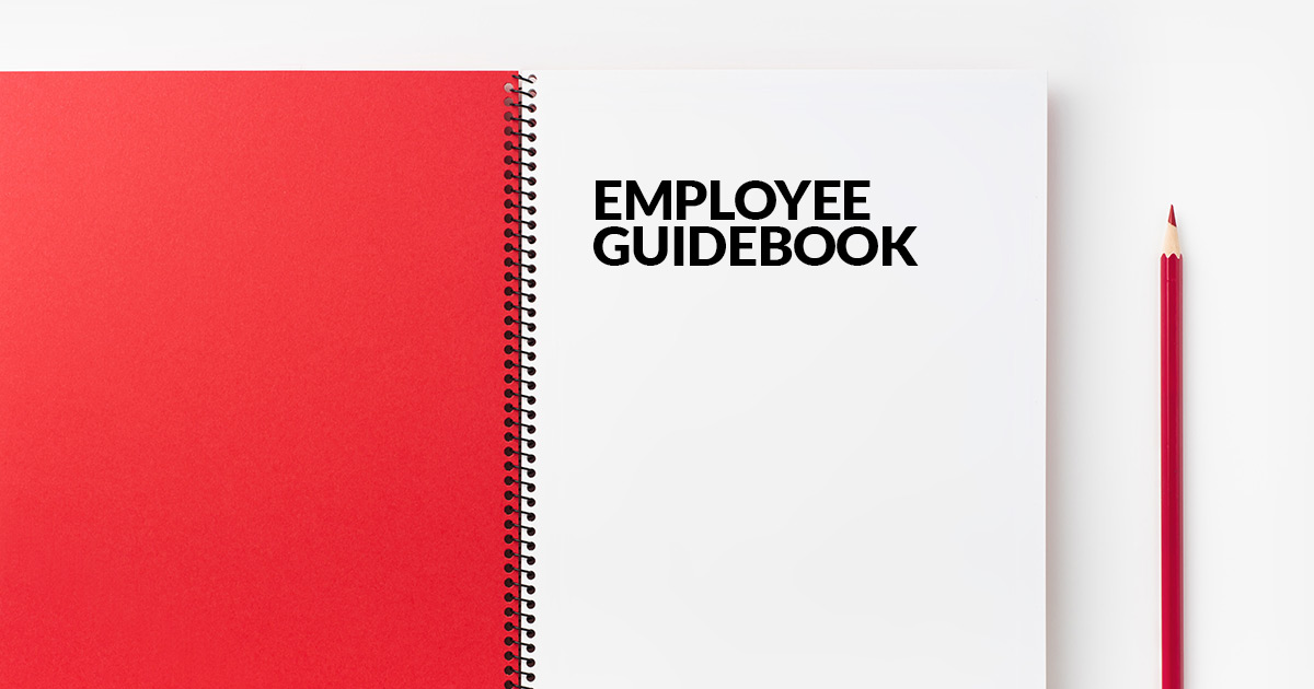 What is the purpose of the employee guidebook?