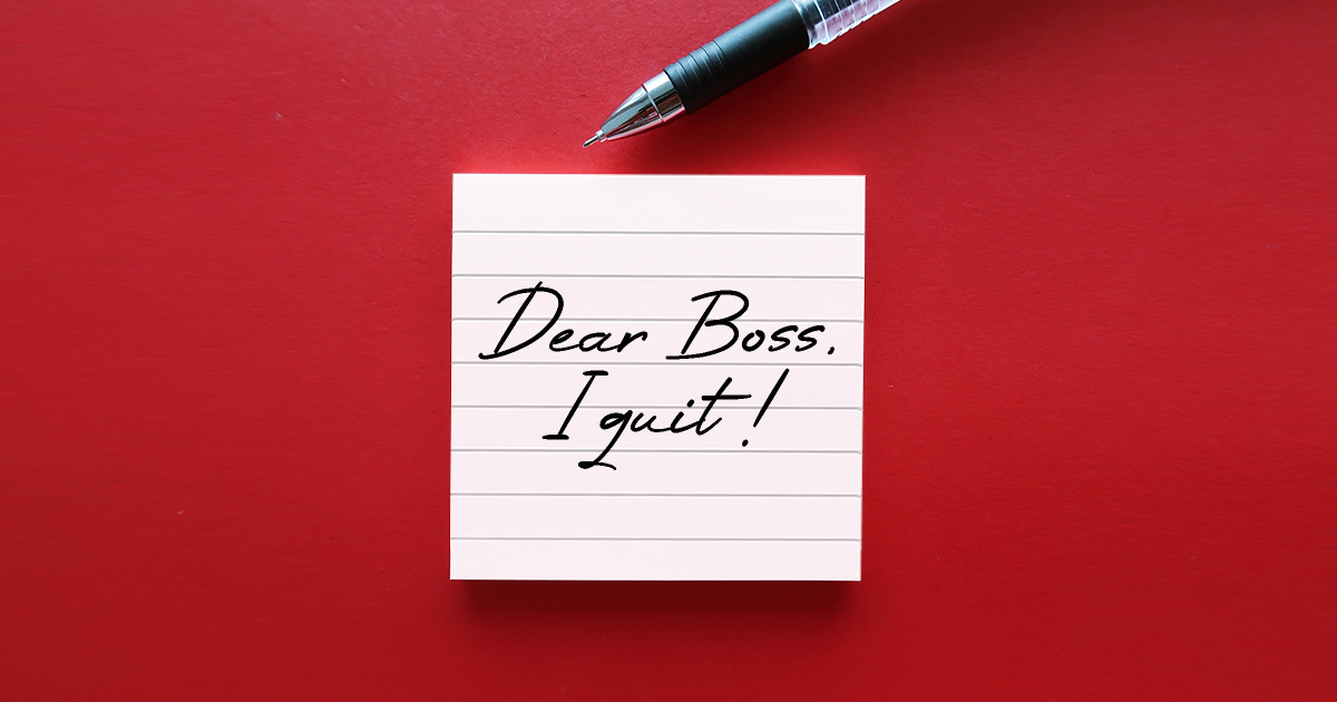 How to professionally handle your resignation